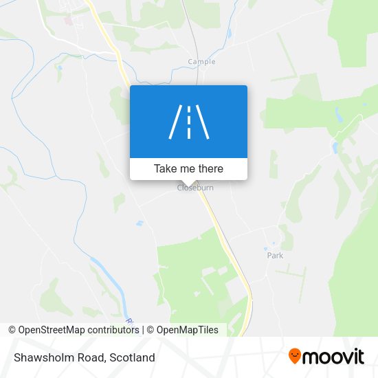 Shawsholm Road map