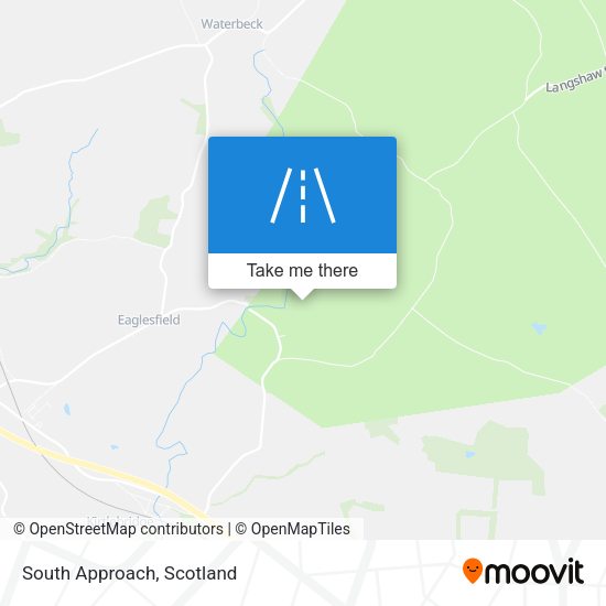 South Approach map