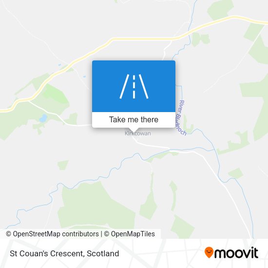 St Couan's Crescent map