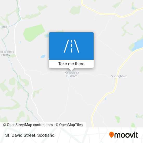 St. David Street map