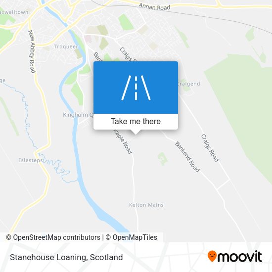 Stanehouse Loaning map