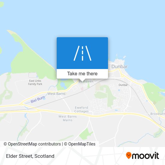 Elder Street map