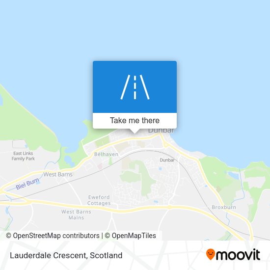 Lauderdale Crescent map
