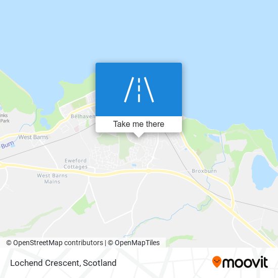 Lochend Crescent map