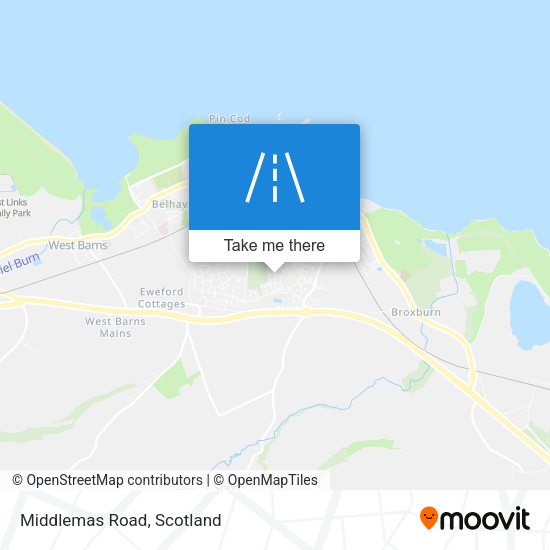 Middlemas Road map