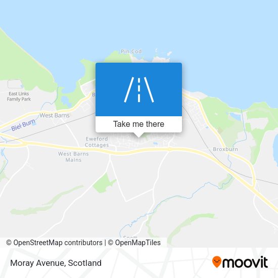 Moray Avenue map