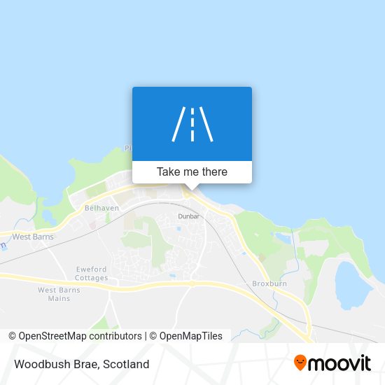 Woodbush Brae map