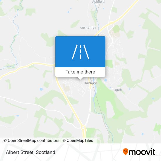 Albert Street map