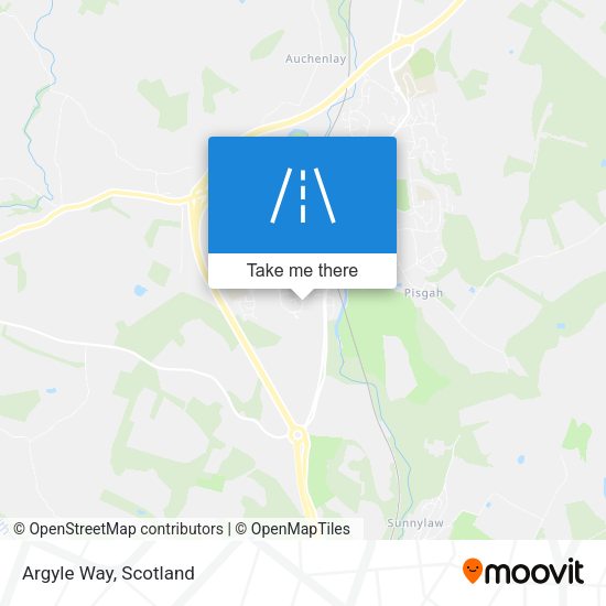 Argyle Way map