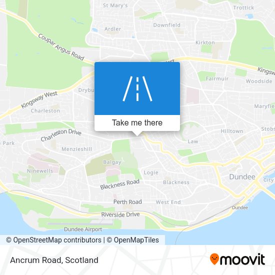 Ancrum Road map