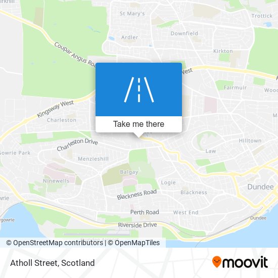 Atholl Street map