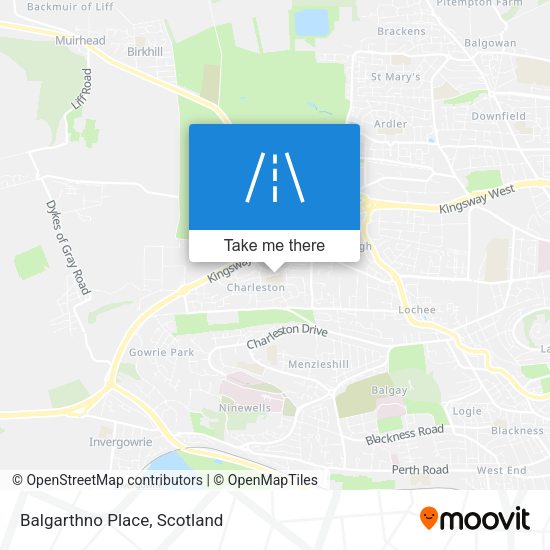 Balgarthno Place map