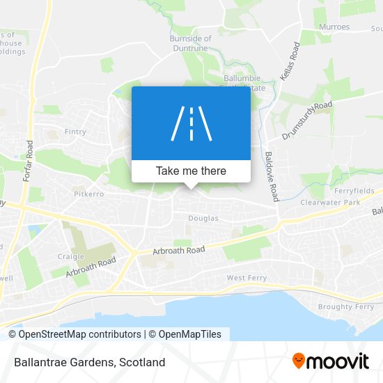 Ballantrae Gardens map