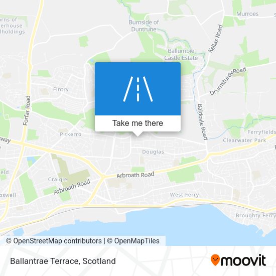 Ballantrae Terrace map