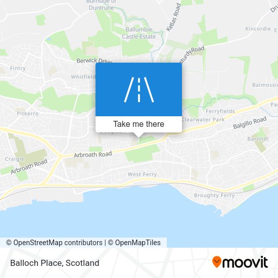 Balloch Place map