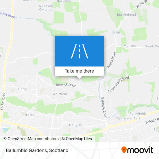 Ballumbie Gardens map