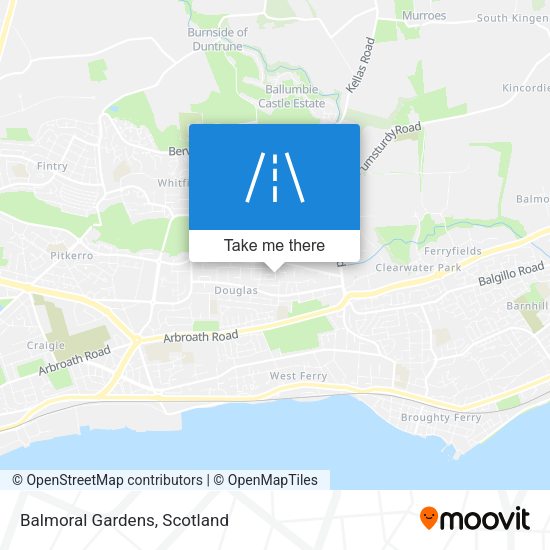 Balmoral Gardens map