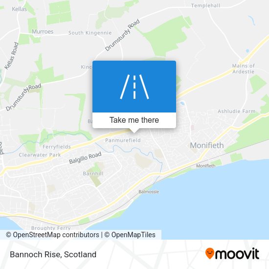 Bannoch Rise map