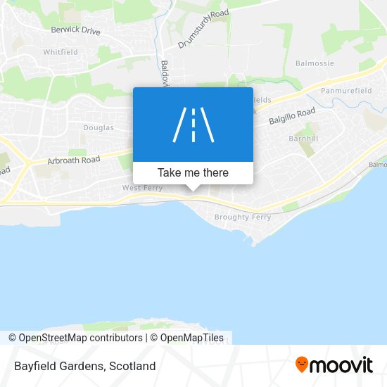 Bayfield Gardens map