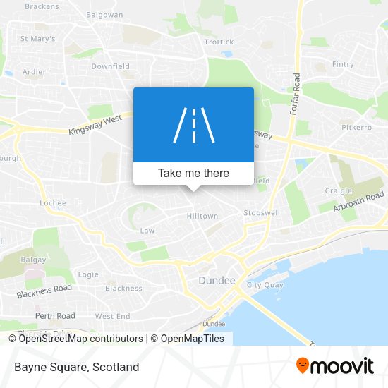 Bayne Square map