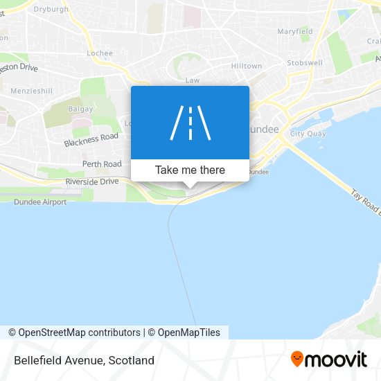Bellefield Avenue map