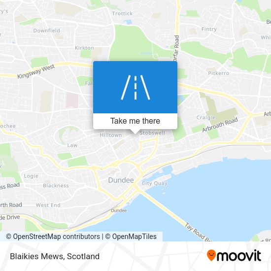 Blaikies Mews map