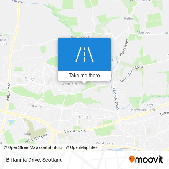 Britannia Drive map