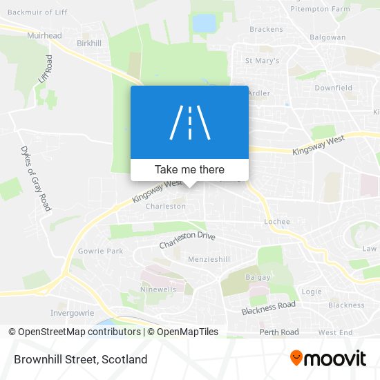 Brownhill Street map