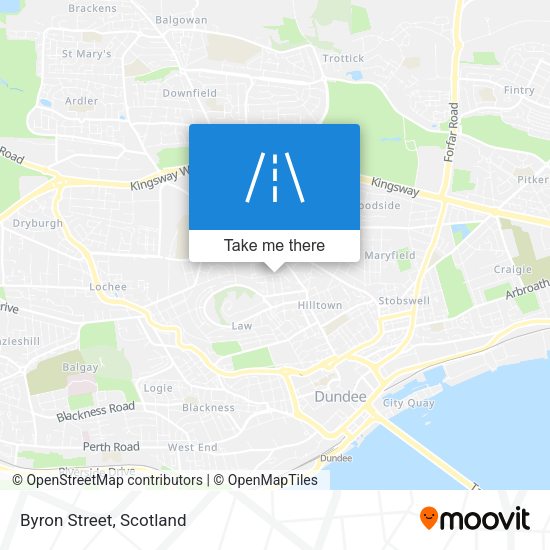 Byron Street map