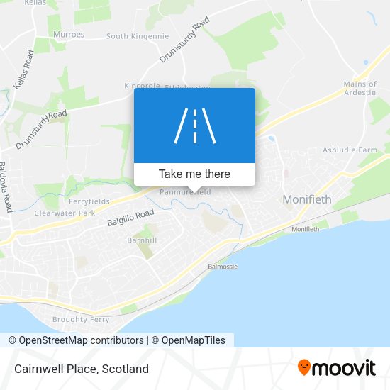 Cairnwell Place map