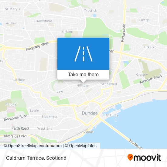 Caldrum Terrace map