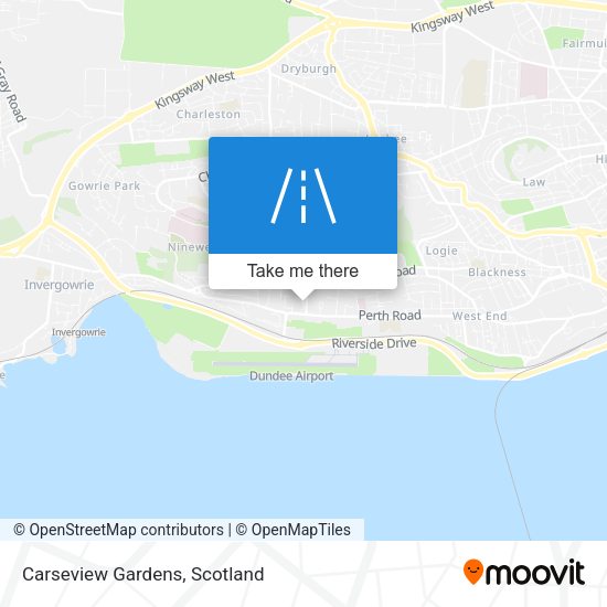 Carseview Gardens map