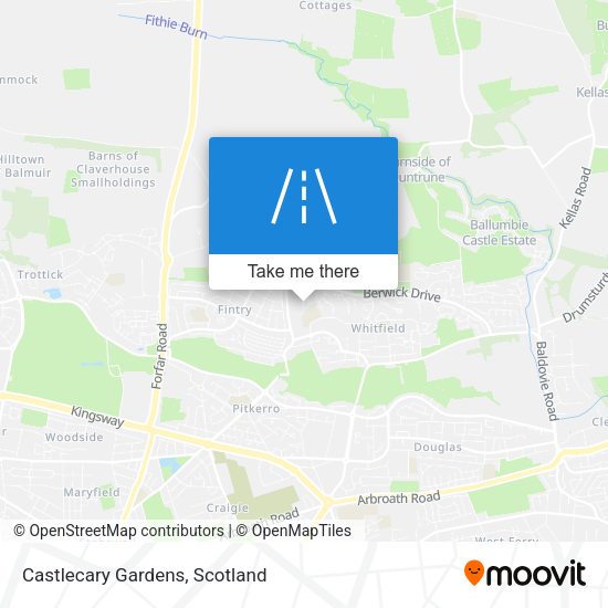 Castlecary Gardens map