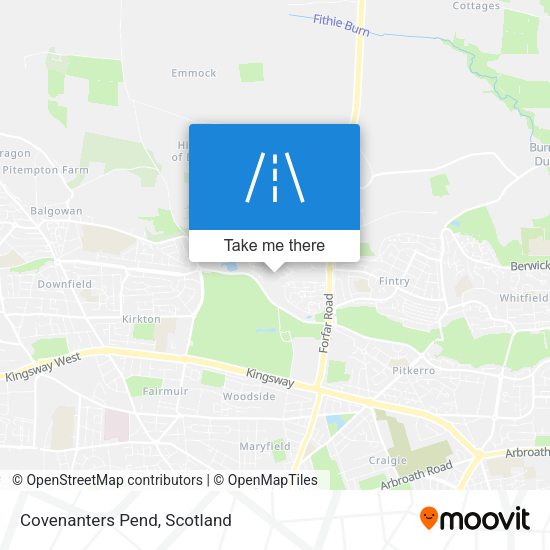 Covenanters Pend map