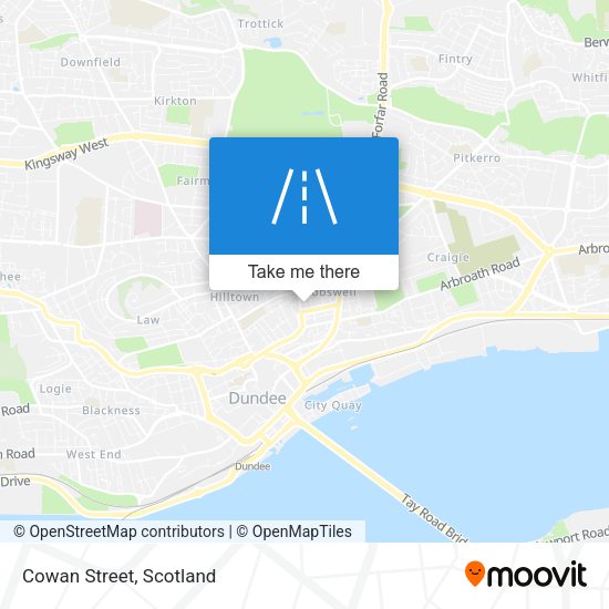 Cowan Street map