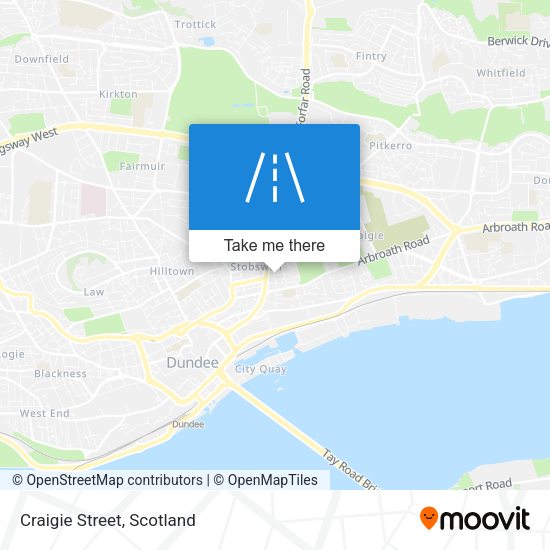 Craigie Street map