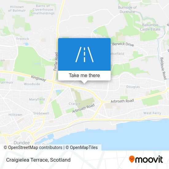 Craigielea Terrace map