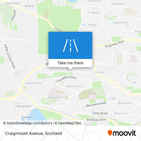 Craigmount Avenue map