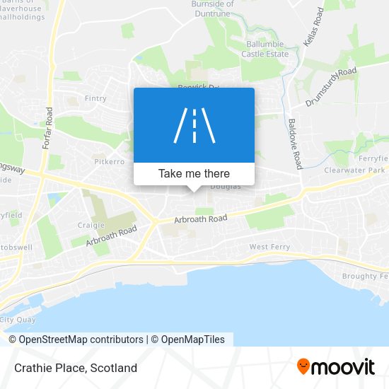 Crathie Place map