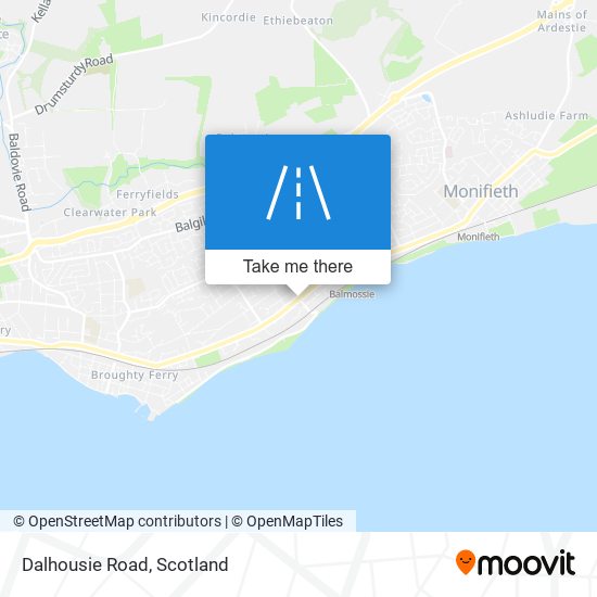 Dalhousie Road map