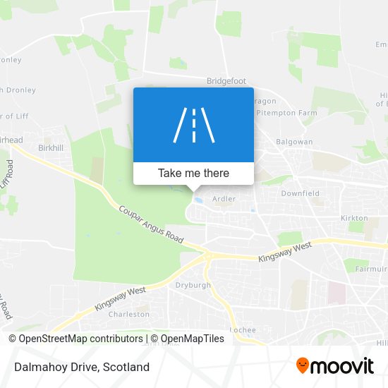 Dalmahoy Drive map