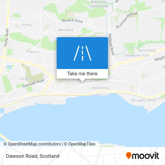 Dawson Road map
