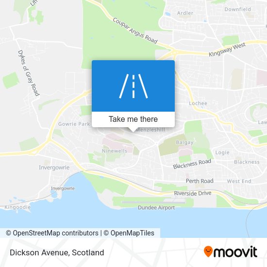 Dickson Avenue map