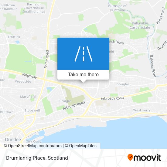 Drumlanrig Place map