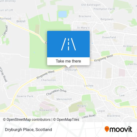 Dryburgh Place map