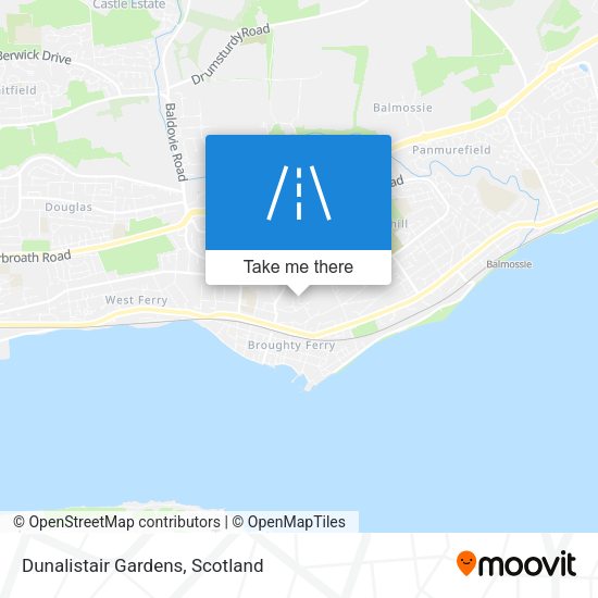 Dunalistair Gardens map