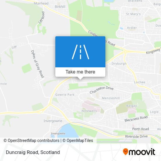 Duncraig Road map