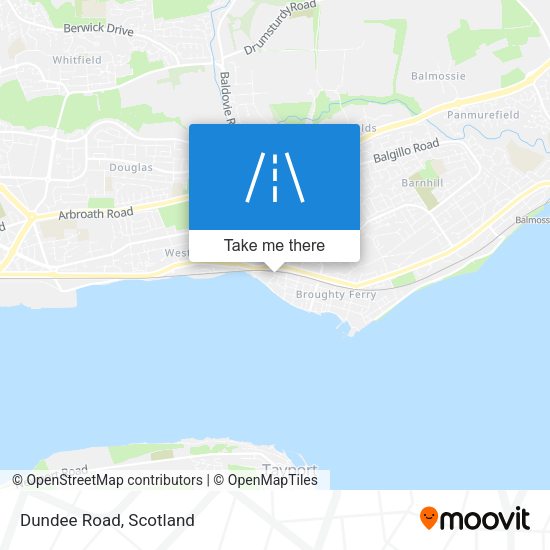 Dundee Road map