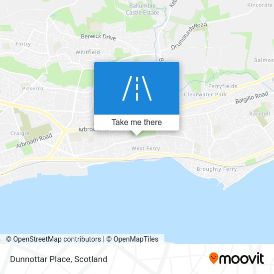 Dunnottar Place map