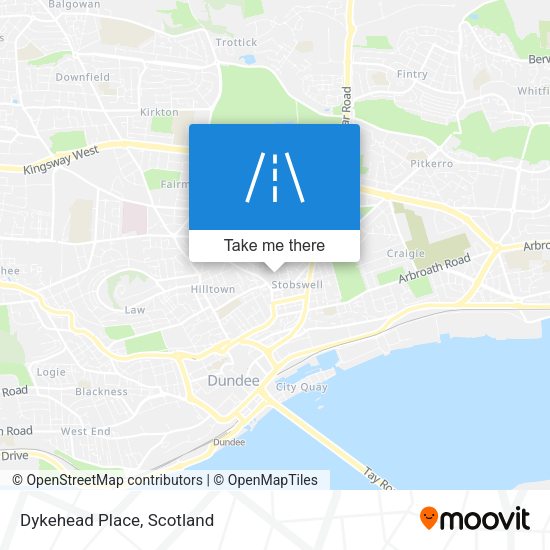 Dykehead Place map
